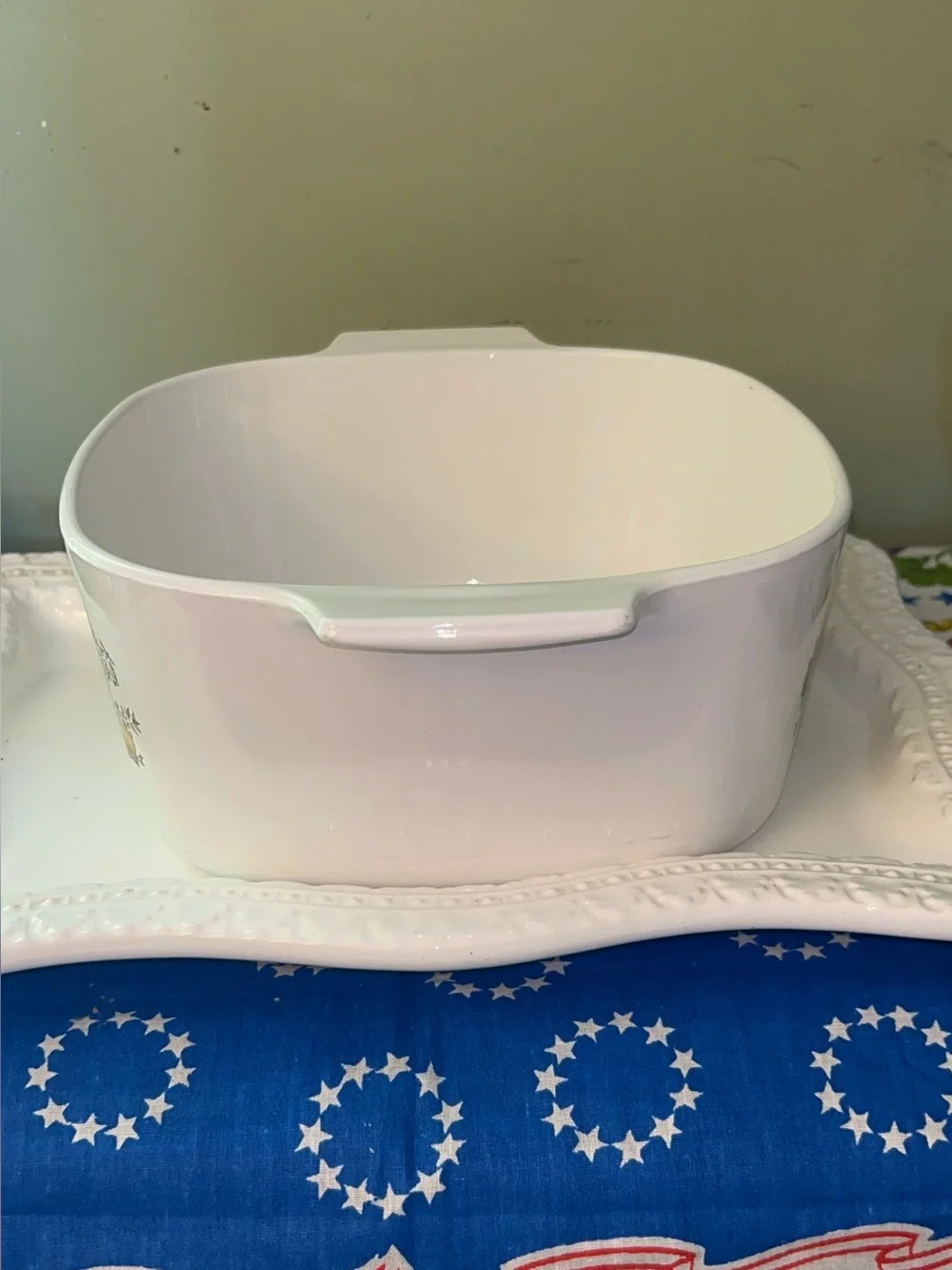 Vintage Corning Ware 3 Quart Cassarole Diah L'Echalote La Marjolaine